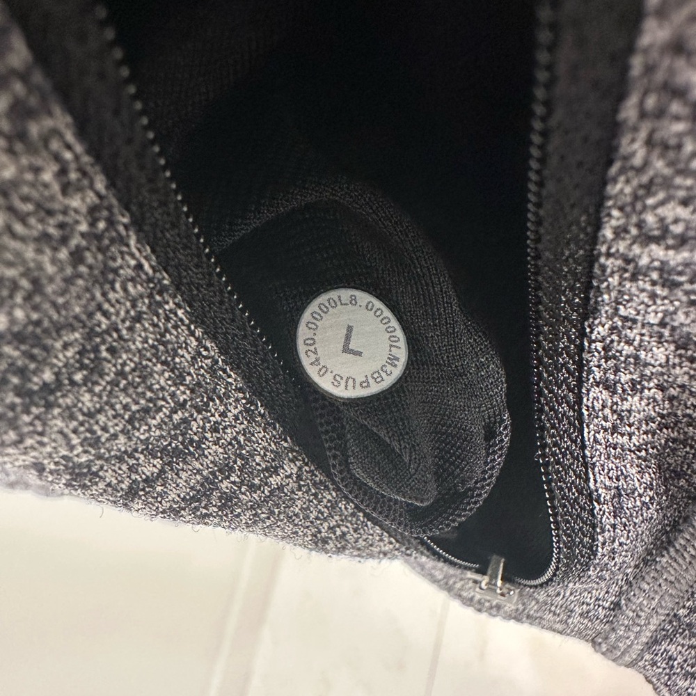 Lululemon Gray Waffle Full-Zip Jacket - Picture 3 of 3
